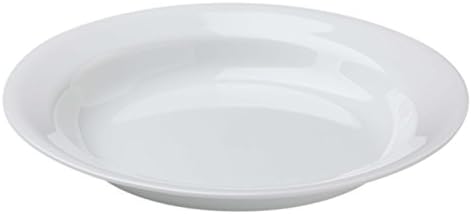 Corelle Winter Frost White 15oz Rimmed Glass Soup Bowl, Pack of 6