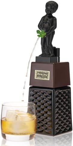 True Bonny Boy Liquor Dispenser, Beverage Drink Dispenser, Wine, Whiskey and Alcohol Accessories for Home Bar, Funny Gifts for Men, Gag Gifts Funny Beverage Dispenser, Set of 1, 16oz