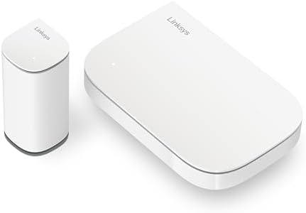 Linksys Multi-gig Micro Mesh WiFi 6 System | Connect 100+ Devices | Up to 5,000 Sq Ft | Speeds of up to 3.0 Gbps | 2Pk | No App Required | 2024 Release