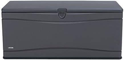 LIFETIME 60298 Heavy Duty Outdoor Storage Deck Box, 130 Gallon, Gray