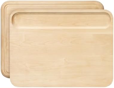 Caraway Cutting Board - Medium (14 x 10”) - Double Sided Wood Cutting Board - Made From FSC-Certified Birch Wood - Food-Safe Mineral Oil & Wax Finish