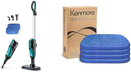 Kenmore SM2050 2-in-1 Steam Mop Hard Floor Cleaner KP1010 Steam Mop Textile Pads