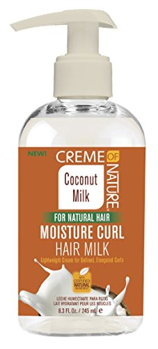 Creme Of Nature Coconut Milk Moisture Curl Hair Milk 8.3 Ounce (245ml) (2 Pack)