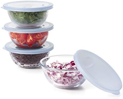 OXO Good Grips 8-Piece Glass Prep Bowl Set, 295 milliliters