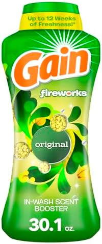 Gain Fireworks In-Wash Scent Booster Beads, Original Scent, 30.1 oz
