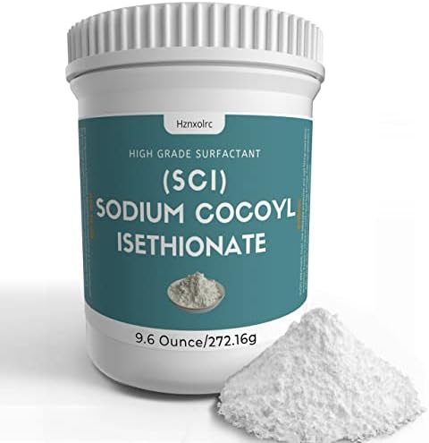 9.6 oz Sodium Cocoyl Isethionate, Premium Sodium Cocoyl Isethionate (SCI) Powder, Amazing Bubbles, Gentle on Skin, Biodegradable, Suitable for Making Bath Bombs, Bath Truffles and More