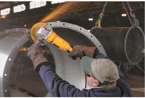 DEWALT Angle Grinder, 7-Inch, 13-Amp, 8,000 RPM, With Dust Ejection System, Corded (DW840)