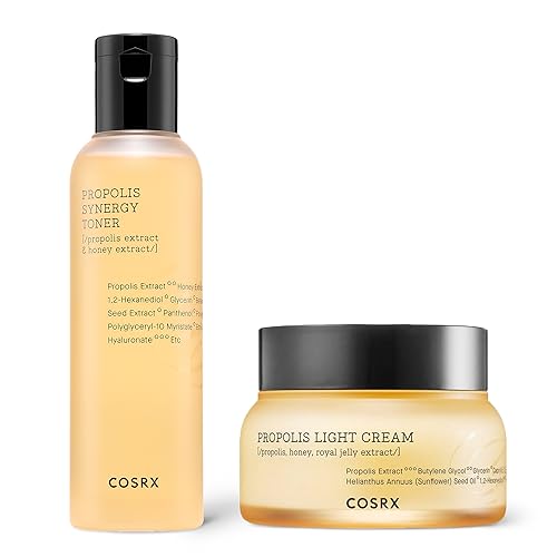 COSRX Honey Glow Ritual- Honey Toner + Cream, Daily Moisturizing Korean Cream & Moisturizer, Moisture Boosting Duo, Korean Skin Care, For all Skin Types, Paraben Free