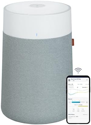 BLUEAIR Air Purifiers for Medium Rooms, Bedroom, Kitchen, Cleans 1,858 sqft in one hour, HEPASilent Smart Air Cleaner for Home, Pets, Allergies, Virus, Dust, Mold, Smoke - Blue Pure 311i Max