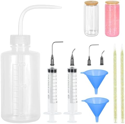 11 Pieces Snow Globe Tumbler Diy Kit Supplies, Snowglobe Cup Diy Tool (CUPS ARE NOT INCLUDED)