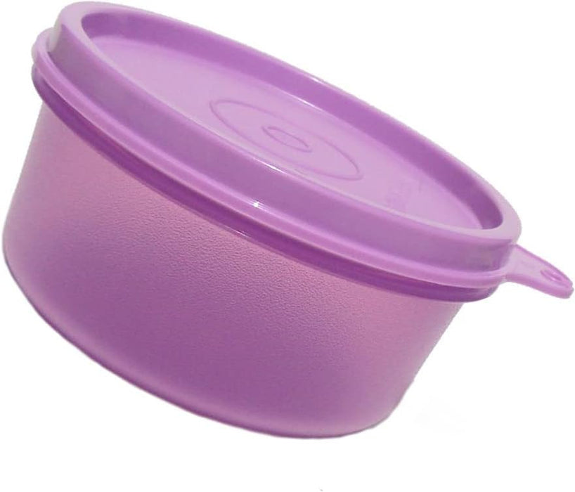 Tupperware 7 Ounce Snack Serving Bowl Sheer Daisy Purple