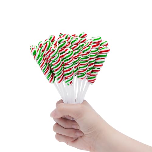 Twisty Lollipop,Rainbow Twist Lollipops Individually Wrapped Bulk,Kid's Lollipops Candy for Birthday,Cherry 30 Pack