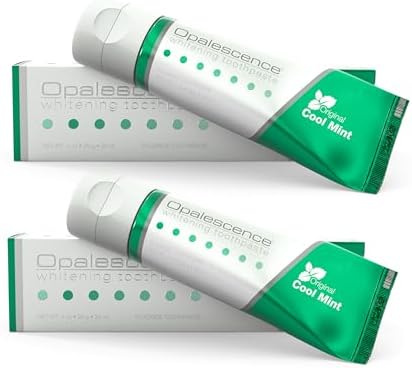 Opalescence Whitening Toothpaste Travel Size 1 Ounce (2 Pack) Fluoride Teeth Whitening Toothpaste, Mint Flavor 402-2