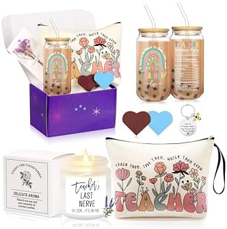 Teacher Appreciation Gifts for Women, End of Year Best Teacher Thank You Retirement Gifts for Women