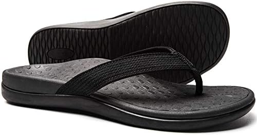 LLSOARSS Plantar Fasciitis Feet Sandal with Arch Support - Best Orthotic flip Flops for Flat Feet,Heel Pain- for Women