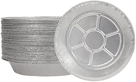 9" Pie Pans (30pack) - Disposable Aluminum Foil Pie Tins,Heavy-duty, Baking Tin Plates, Standard Size