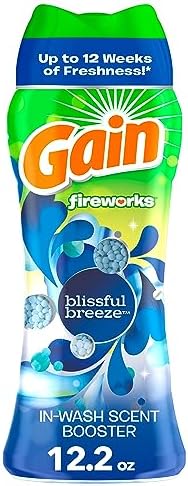 Gain Fireworks In-Wash Scent Booster Beads, Blissful Breeze, 12.2 oz