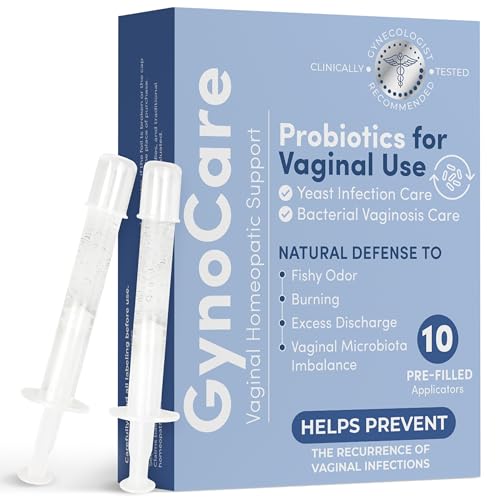 Vaginal Probiotic Gel | Yeast Infection Treatment for Women | ph balance feminine wash | bv Treatment for Women | Vaginal Odor and Hygiene Support | 10 Pre-Filled Applicators