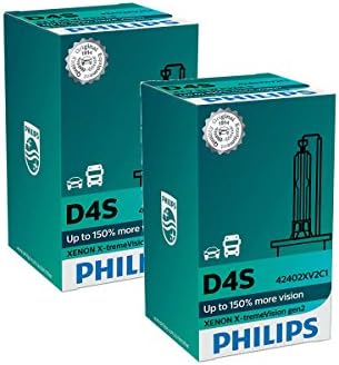 PHILIPS Xenon X-TremeVision Gen2 +150% D4S HID Xenon Two (2x) Bulbs 42402XV2C1