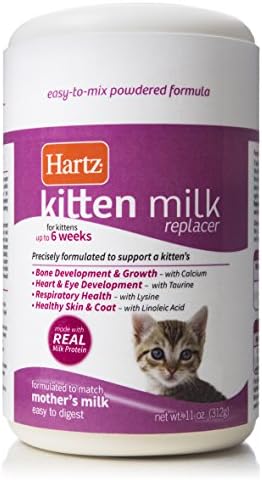Hartz Powdered Kitten Milk Replacer Formula - 11Oz