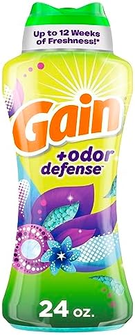 Gain Fireworks Odor Defense In-Wash Scent Booster Beads, HE Compatible, Super Fresh Blast Scent, 24 oz