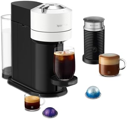 Nespresso Vertuo Next Coffee and Espresso Maker by De'Longhi with Aeroccino Milk Frother