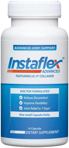 Instaflex Advanced Joint Support - Doctor Formulated Joint Relief Supplement, Featuring Collagen & 5 Other Joint Discomfort Fighting Ingredients - 14 Count