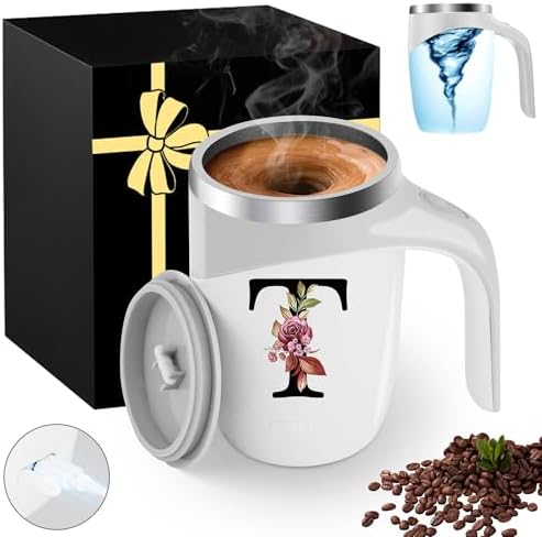 Magnetic Stirring Coffee Mug Stainless Insulated Travel Cup Women Christian Choir Teacher Godmother Religious Spiritual Inspirational Catholic Baptism Ordination Pastor Wife Ordained Minister Gift,T