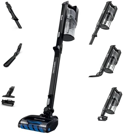 Shark Vertex Pro Cordless Vacuum Cleaner with HEPA Filter, Lightweight, Portable, Removable Handheld, Self Cleaning DuoClean PowerFins, 120-min Runtime, IQ Display, Black/Silver, IZ682H