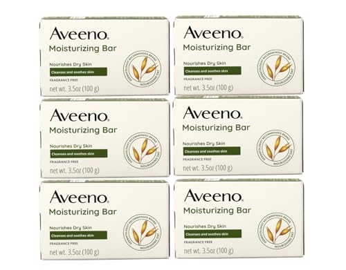 AVEENO Active Naturals Moisturizing Bar 3.50 oz (Pack of 6)
