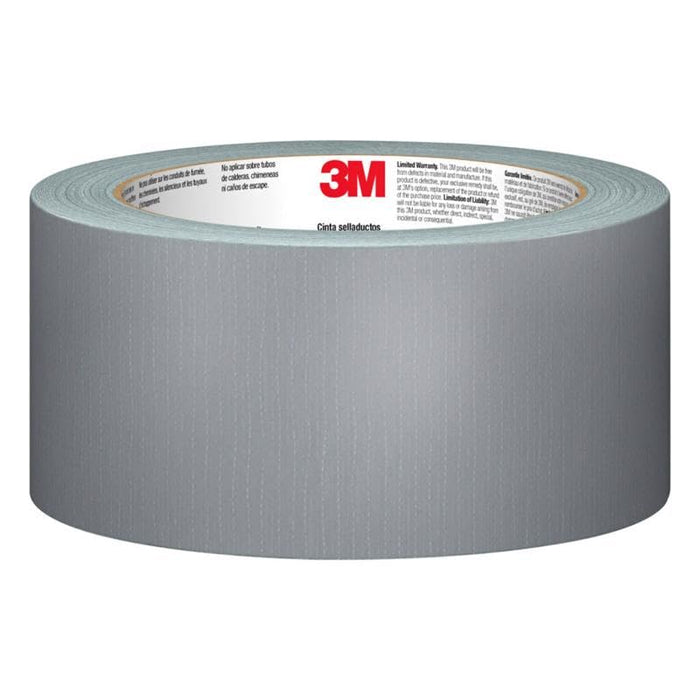 3M Basic Duct Tape, Silver Duct Tape for Temporary Repairs, 3M Duct Tape for Indoor Use, 1.88 Inches x 30 Yards, 1 Roll