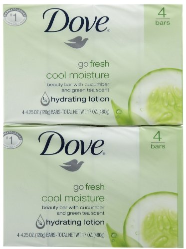 Dove Go Fresh Beauty Bar - Cool Moisture - 4 oz - 4 ct - 2 pk