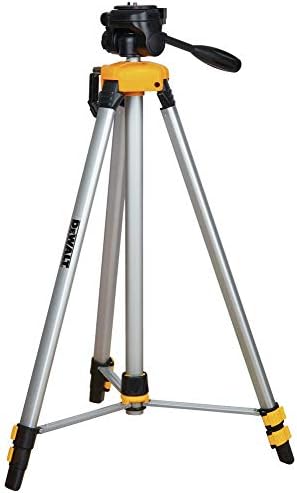 DEWALT Laser Level Tripod, ΒΌ x 20 Thread Mount, Collapsible Legs, Non-Skid Feet, Carrying Pouch Included (DW0881T)
