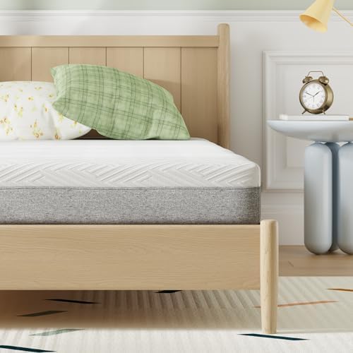 Novilla 8 Inch Twin XL Mattress, Gel Twin XL Memory Foam Mattress in a Box for Pressure Relief & Body Support & Cooling Sensation, CertiPUR-US Certified Safe Foams