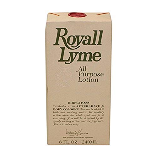 Royall Lyme Aftershave Lotion Cologne for Men, 8 Oz.