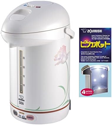 Zojirushi CW-PZC30FC Micom Super Boiler with 4 Packs of Descaling Agent Bundle (2 Items)