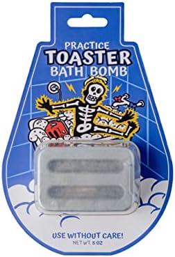 Toaster Bath Bomb – Funny Gag Gift for Adults, Hilarious Office Prank, White Elephant, Secret Santa, Stocking Stuffer for Men, Women, Teens, and Coworkers