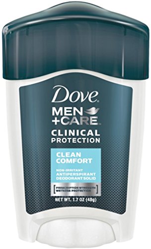 Dove Men + Care Clinical Protection Antiperspirant Deodorant Solid Clean Comfort 1.70 oz (Pack of 8)