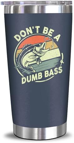 NewEleven Gifts For Him, Men - Fishing Gifts For Men, Dad, Cup Gift For Fisherman, Father - Dad Birthday Gift From Wife, Kids - 20 Oz Tumbler