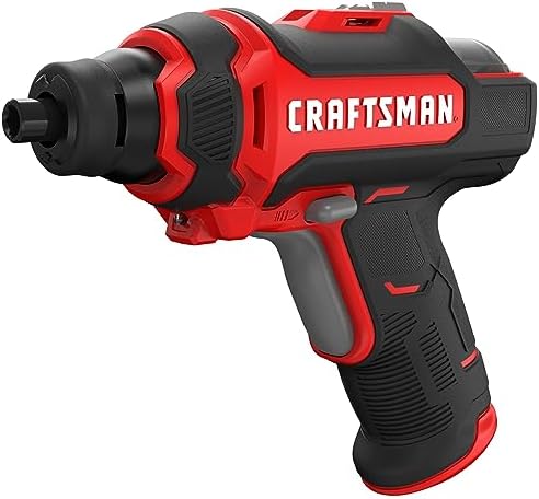 CRAFTSMAN 4V Cordless Screwdriver with Charger and Screwdriving Bits Included (CMHT6650C)