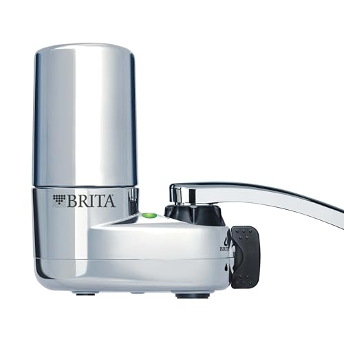 Faucet-Mount Water Filtration System, Chrome, Packaging may vary