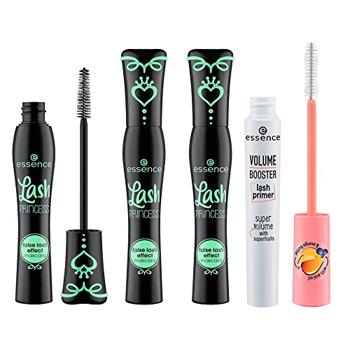 Lash Princess False Lash Effect Mascara 3-Pack & Volume Booster Lash Primer Mascara Bundle