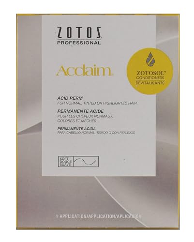 Zotos Professional Acclaim Acid Perm Regular 1 Application (Pack of 4)