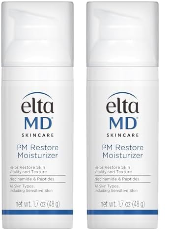 EltaMD PM Restore Face Moisturizer, Night Moisturizer for Face, Restores Skin Elasticity and Vitality Overnight, Safe For All Skin Types