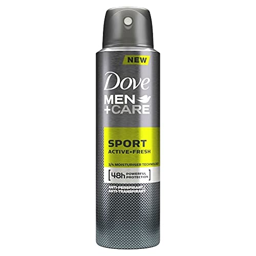 Dove Men + Care Active Fresh Sport Deodorant Spray - 150 ml (set van 6)