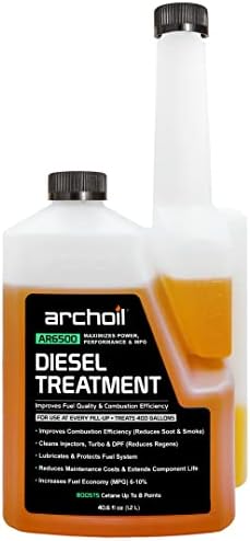 Archoil AR6500 Diesel Treatment (40.6 oz) - Treats 400 Gallons - Additive for All Diesel Vehicles