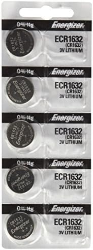 Energizer CR1632 3 Volt Lithium Coin Battery 10 Pack (2 packs of 5)