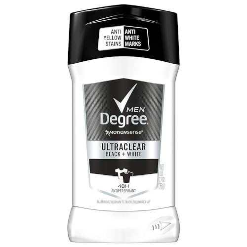 Degree Men Ultra Clear Black + White Antiperspirant and Deodorant (Pack of 2)