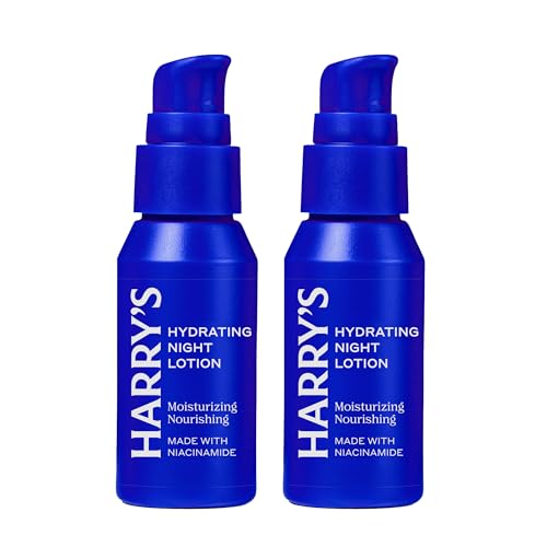 Harry's Hydrating Night Lotion, Night Moisturizer for Face, Lightweight 1.7 Fl Oz, 2 Pack