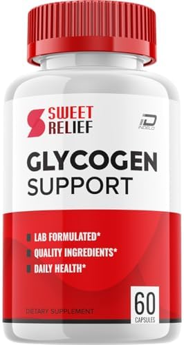 Sweet Relief Glycogen Support Capsules - SweetRelief Optimizer Advanced Formula, Sweet Relief Supplement, SweetRelief Booster Reviews,Glycogen Supplement (1 Pack - 60 Capsules)